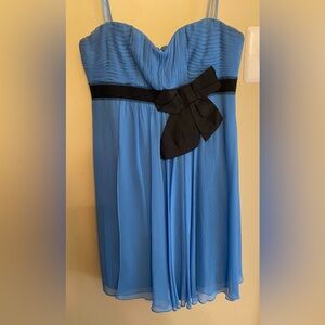 EUC BCBG Maxazria strapless baby doll dress. Size 8 with built in bra.